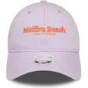 kapa-zaobljena-ljubicasta-podesiv-9twenty-wordmark-malibu-beach-california-new-era