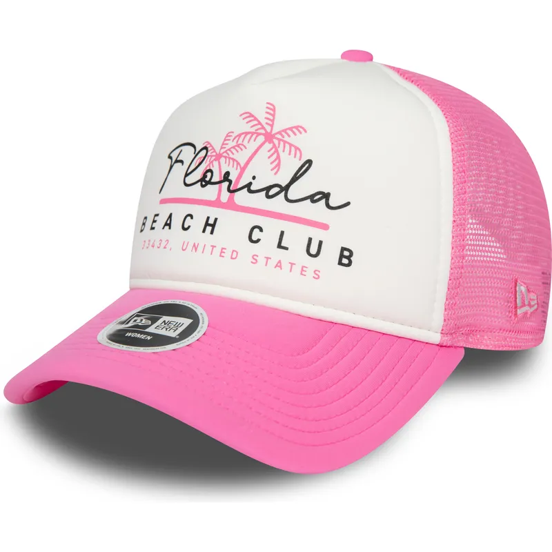 kapa-zaobljena-ruzicasta-snapback-a-frame-foam-front-florida-beach-club-new-era