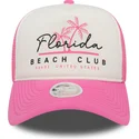 kapa-zaobljena-ruzicasta-snapback-a-frame-foam-front-florida-beach-club-new-era