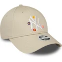 kapa-zaobljena-bez-podesiv-9forty-flower-new-york-yankees-mlb-new-era