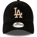 kapa-zaobljena-crna-podesiv-9forty-cord-los-angeles-dodgers-mlb-new-era