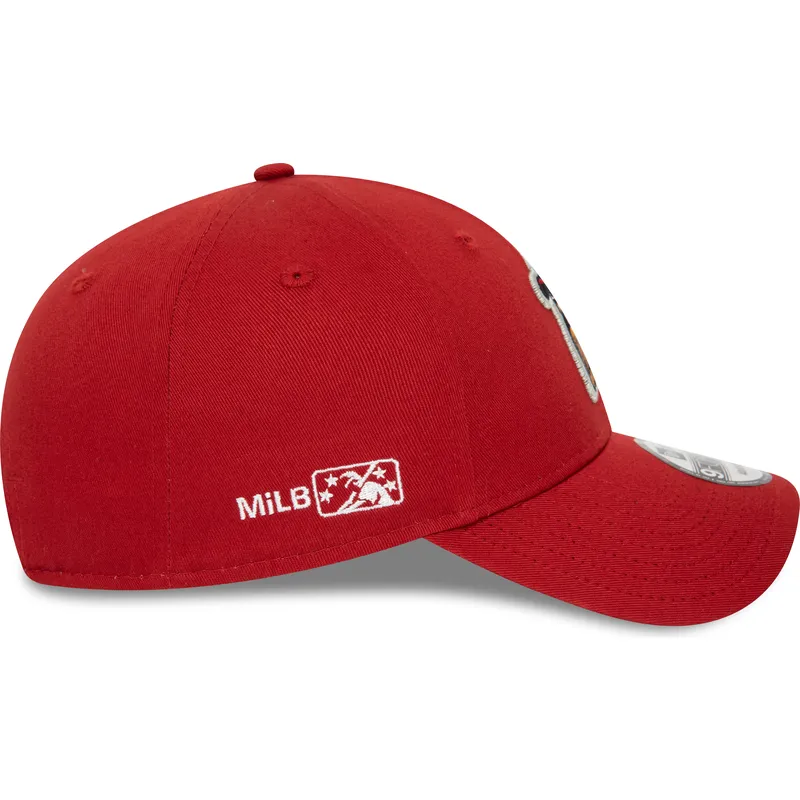 kapa-zaobljena-crvena-podesiv-9forty-minor-league-modesto-nuts-milb-new-era