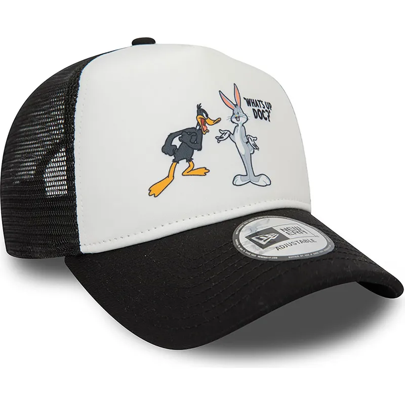 kapa-zaobljena-crna-snapback-a-frame-character-bugs-bunny-y-pato-lucas-looney-tunes-new-era