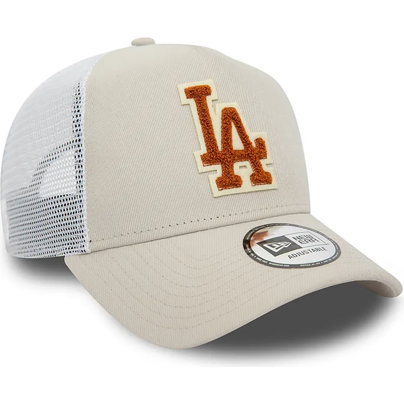 kapa-zaobljena-bez-snapback-a-frame-boucle-los-angeles-dodgers-mlb-new-era
