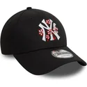 kapa-zaobljena-crna-podesiv-9forty-flower-icon-new-york-yankees-mlb-new-era