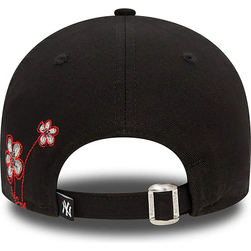 kapa-zaobljena-crna-podesiv-9forty-flower-icon-new-york-yankees-mlb-new-era
