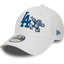 kapa-zaobljena-bijela-podesiv-9forty-food-character-los-angeles-dodgers-mlb-new-era