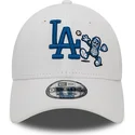 kapa-zaobljena-bijela-podesiv-9forty-food-character-los-angeles-dodgers-mlb-new-era