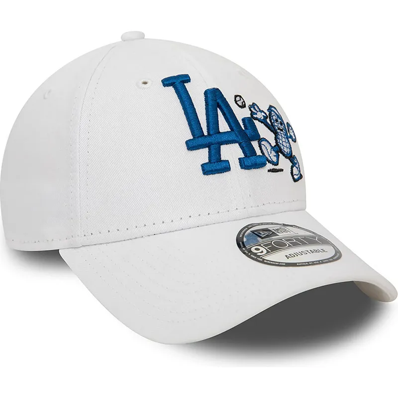 kapa-zaobljena-bijela-podesiv-9forty-food-character-los-angeles-dodgers-mlb-new-era kapa-zaobljena-bijela-podesiv-9forty-food-character-los-angeles-dodgers-mlb-new-era