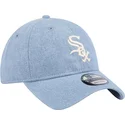 kapa-zaobljena-plava-podesiv-9twenty-washed-denim-chicago-white-sox-mlb-new-era