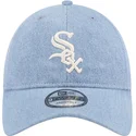 kapa-zaobljena-plava-podesiv-9twenty-washed-denim-chicago-white-sox-mlb-new-era