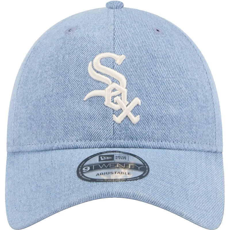 kapa-zaobljena-plava-podesiv-9twenty-washed-denim-chicago-white-sox-mlb-new-era