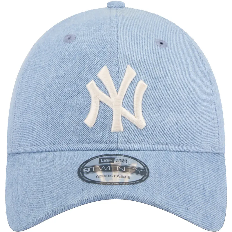 kapa-zaobljena-plava-podesiv-9twenty-washed-denim-new-york-yankees-mlb-new-era