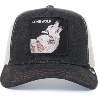 Goorin Bros. The Lone Wolf The Farm Black and White Trucker Hat