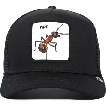Kape zaobljena crna snapback hormiga Fire The Farm Premium The Farm de Goorin Bros.
