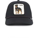 kapa-zaobljena-crna-snapback-alpha-dog-100-the-farm-all-over-canvas-the-farm-goorin-bros