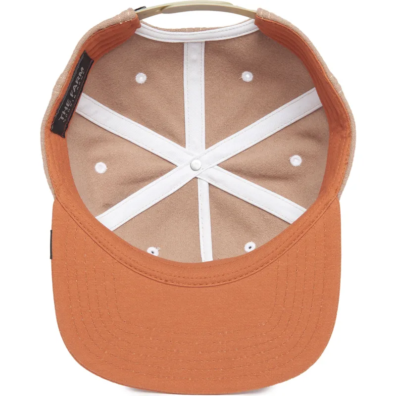 kapa-ravna-smeda-snapback-goat-alpine-base-the-farm-flats-the-farm-goorin-bros