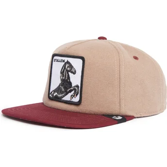Cap ravna brown snapback The Farm de Goorin Bros.