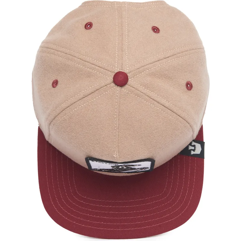 kapa-ravna-smeda-snapback-stallion-free-rider-the-farm-flats-the-farm-goorin-bros