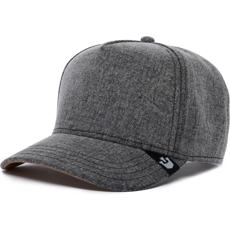 kape-zaobljena-siva-snapback-the-farm-nude-denim-the-farm-de-goorin-bros