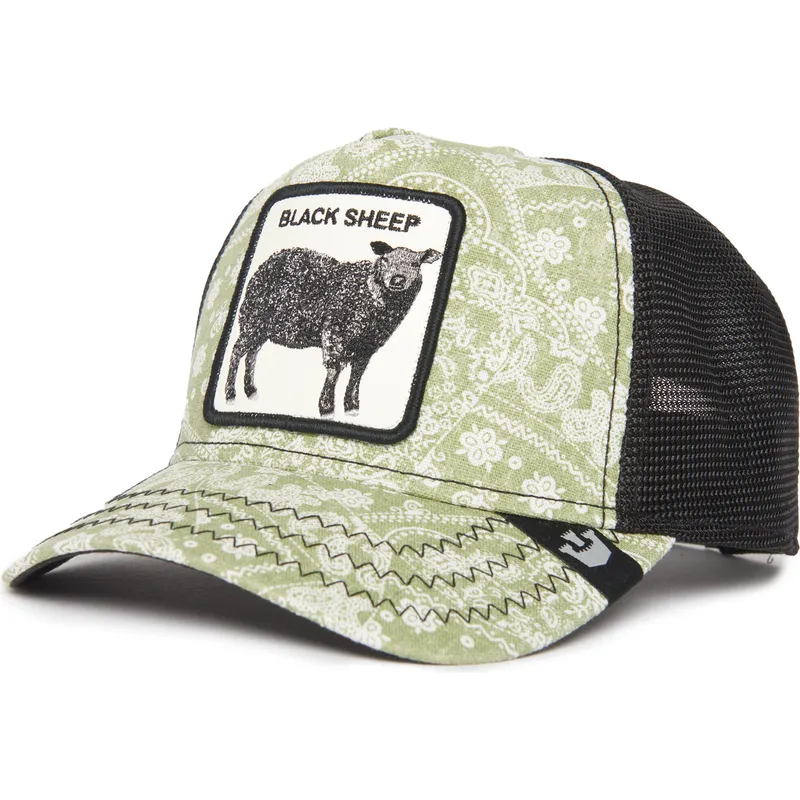 kapa-zaobljena-zelena-snapback-black-sheep-parade-the-farm-paisley-the-farm-goorin-bros