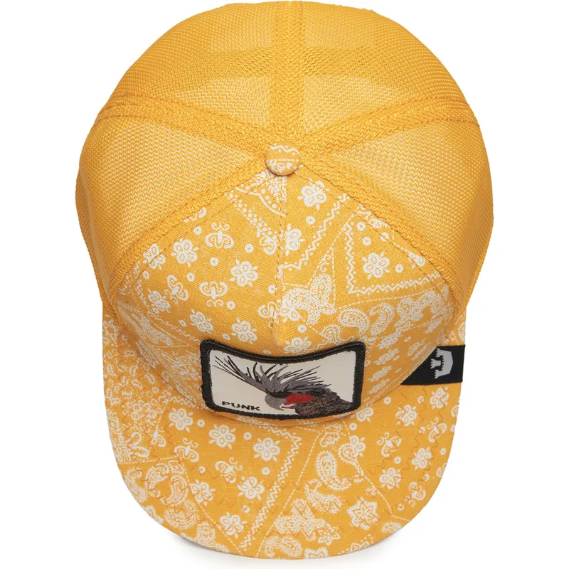 kapa-zaobljena-zuta-snapback-punk-spray-paint-arch-the-farm-paisley-the-farm-goorin-bros