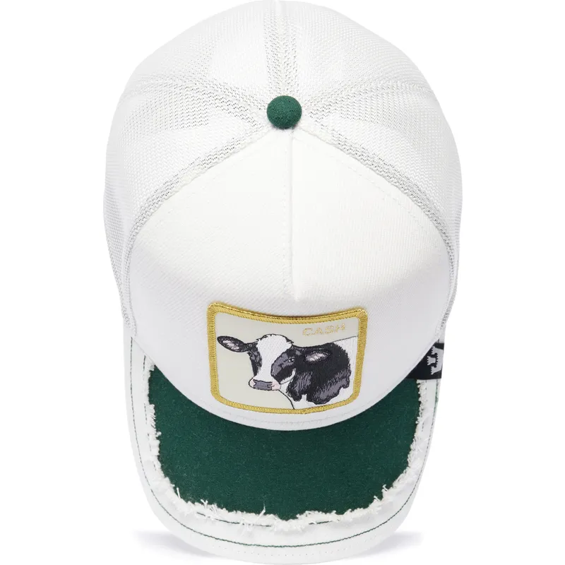 kapa-zaobljena-bijela-snapback-cash-silky-cow-the-farm-silky-roots-the-farm-goorin-bros