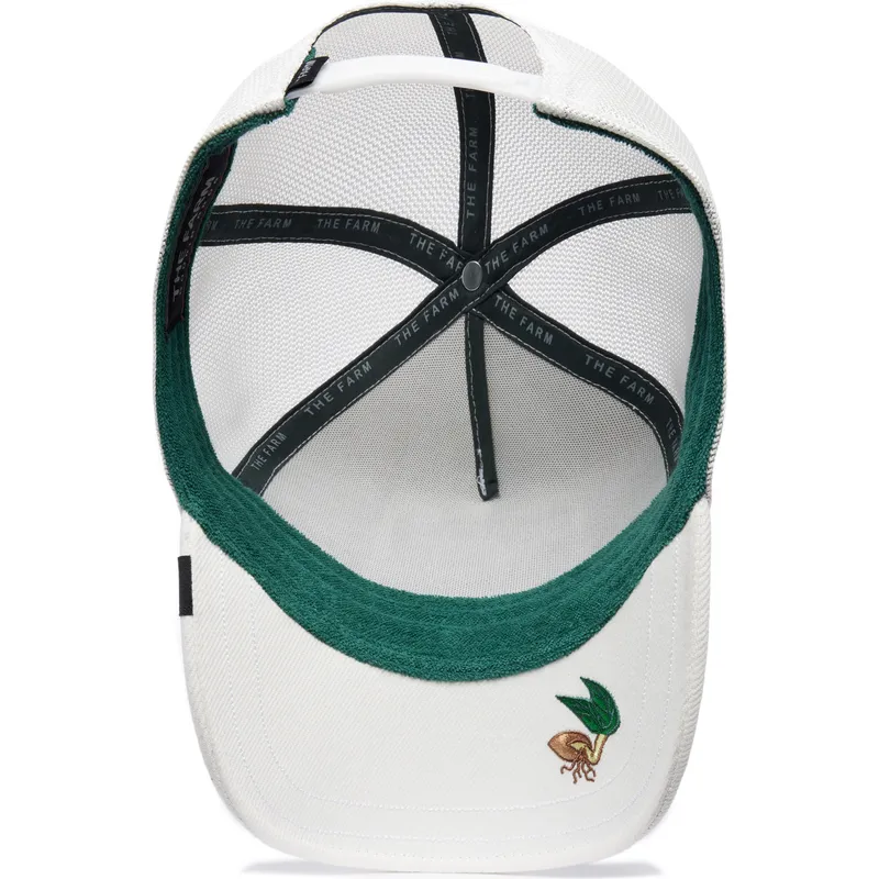 kapa-zaobljena-bijela-snapback-cash-silky-cow-the-farm-silky-roots-the-farm-goorin-bros