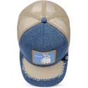 kape-zaobljena-plava-snapback-conejo-tricky-silky-rabbit-the-farm-silky-roots-the-farm-de-goorin-bros