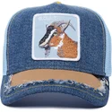 kapa-zaobljena-plava-snapback-goat-silky-goat-the-farm-silky-roots-the-farm-goorin-bros