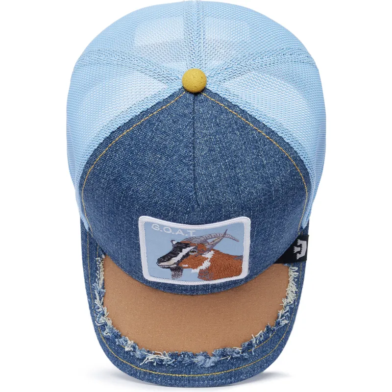 kapa-zaobljena-plava-snapback-goat-silky-goat-the-farm-silky-roots-the-farm-goorin-bros