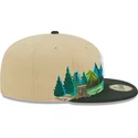 new-era-flat-brim-5950-team-landscape-new-york-yankees-mlb-brown-and-green-fitted-cap