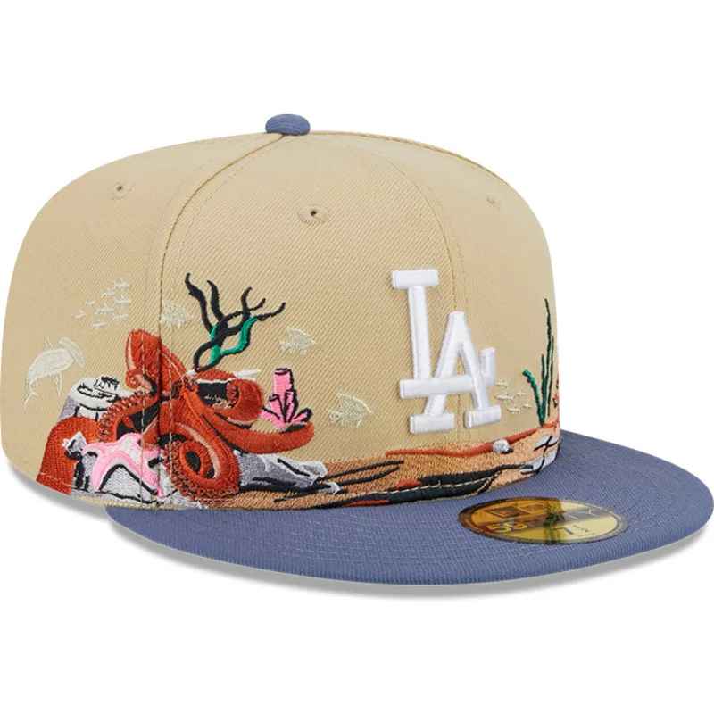 kapa-ravna-smeda-prilagodena-59fifty-team-landscape-los-angeles-dodgers-mlb-new-era