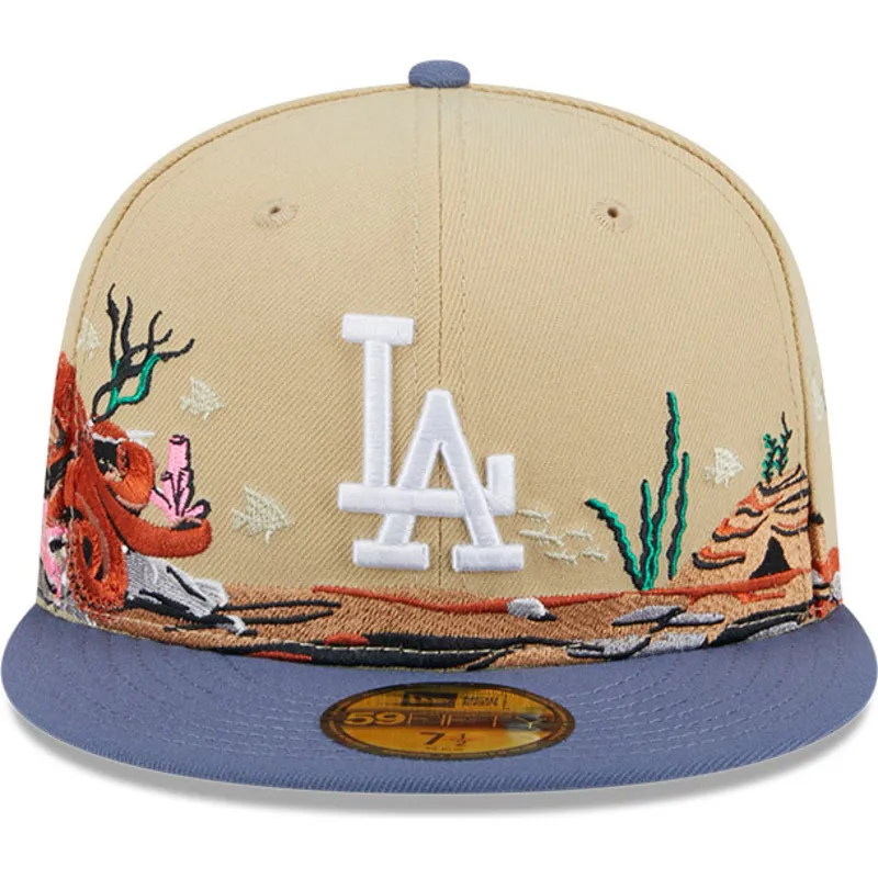 kapa-ravna-smeda-prilagodena-59fifty-team-landscape-los-angeles-dodgers-mlb-new-era