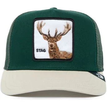 Kape zaobljena zelena snapback ciervo Stag The Farm Premium The Farm de Goorin Bros.