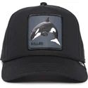 kapa-zaobljena-crna-snapback-killer-whale-100-the-farm-all-over-canvas-the-farm-goorin-bros