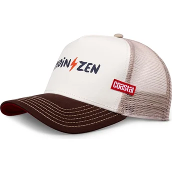 Cap zaobljena brown snapback Coastal