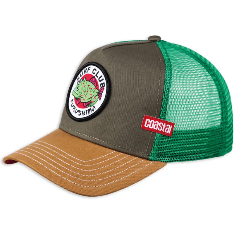kapa-zaobljena-zelena-snapback-fukushima-hft-coastal