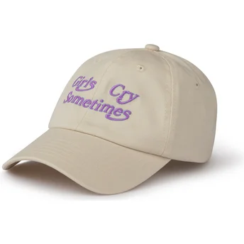 Cap zaobljena beige adjustable strap Pica Pica