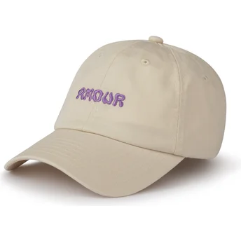 Cap zaobljena beige adjustable strap Pica Pica