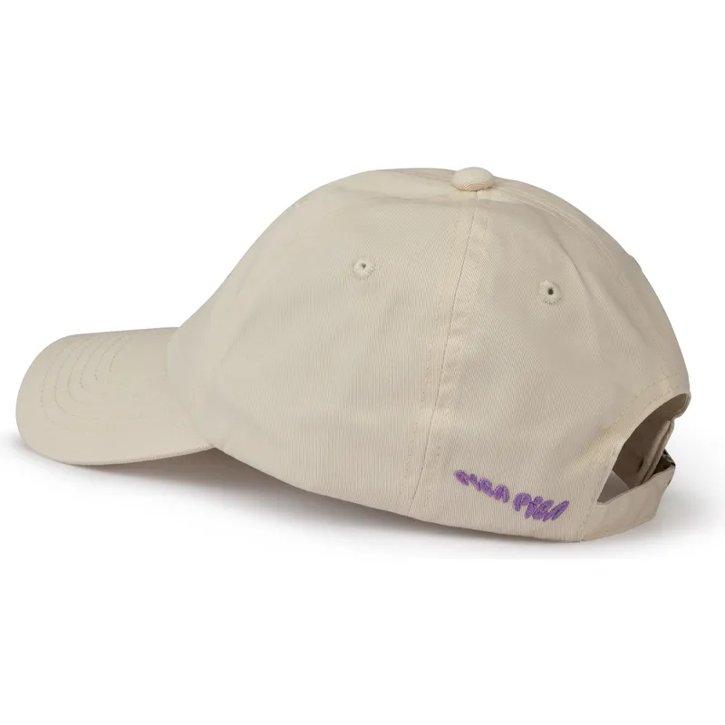 cap-zaobljena-beige-adjustable-strap-pica-pica