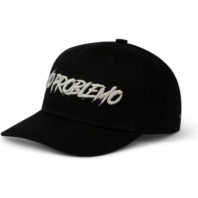 kapa-zaobljena-crna-snapback-no-problemo-pica-pica kapa-zaobljena-crna-snapback-no-problemo-pica-pica