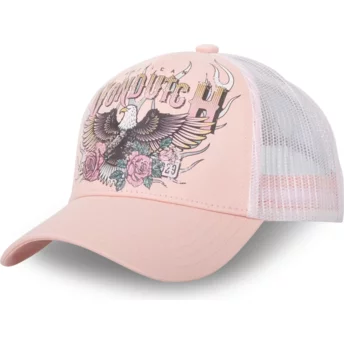 Von Dutch Eagle EAGLE RP Pink and White Trucker Hat
