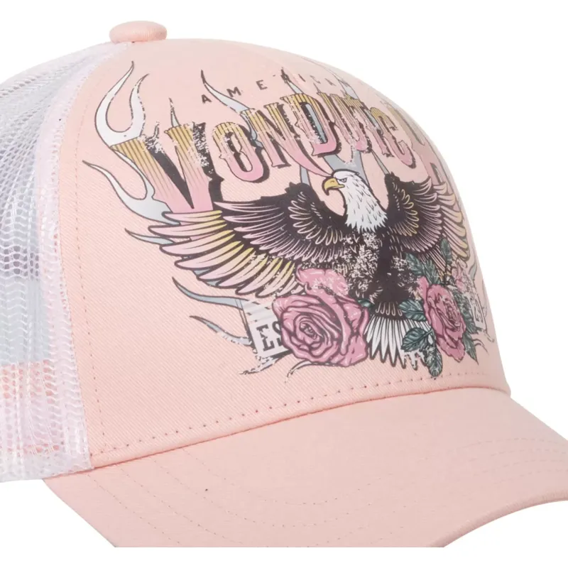 kapa-zaobljena-ruzicasta-snapback-eagle-rp-von-dutch