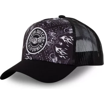 Kapa zaobljena crna snapback BAN CT Von Dutch