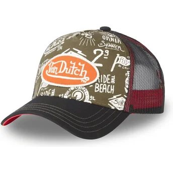 Cap zaobljena green snapback Von Dutch