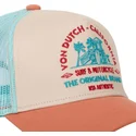 kapa-zaobljena-smeda-snapback-surf02-von-dutch