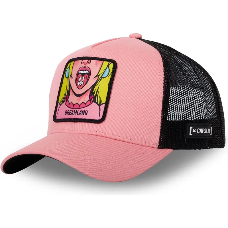kapa-zaobljena-ruzicasta-snapback-dreamland-dre2-cute-capslab