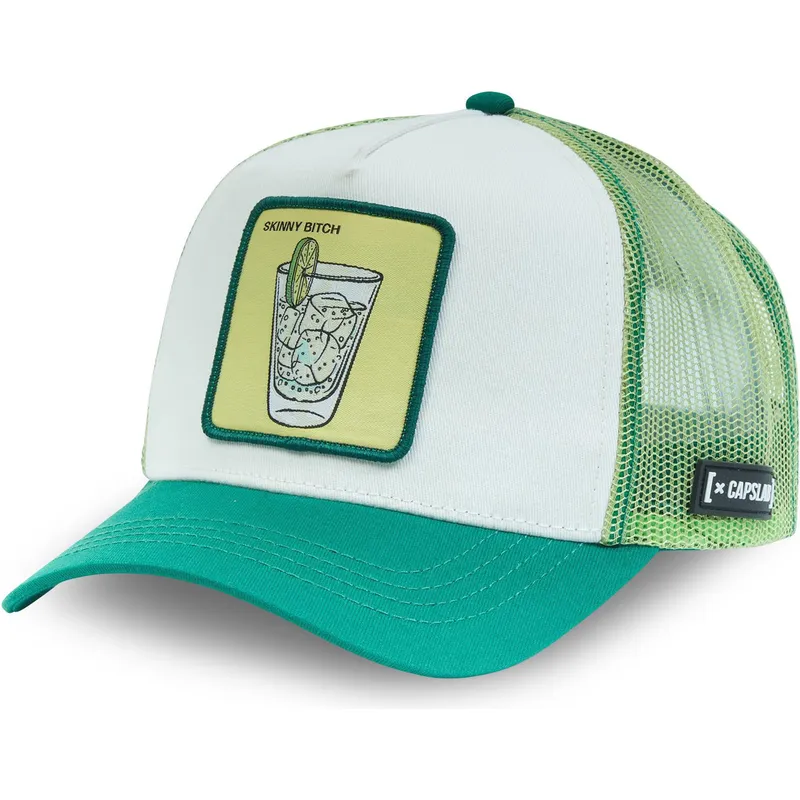 kapa-zaobljena-zelena-snapback-ski-skinny-bitch-kokteli-capslab kapa-zaobljena-zelena-snapback-ski-skinny-bitch-kokteli-capslab