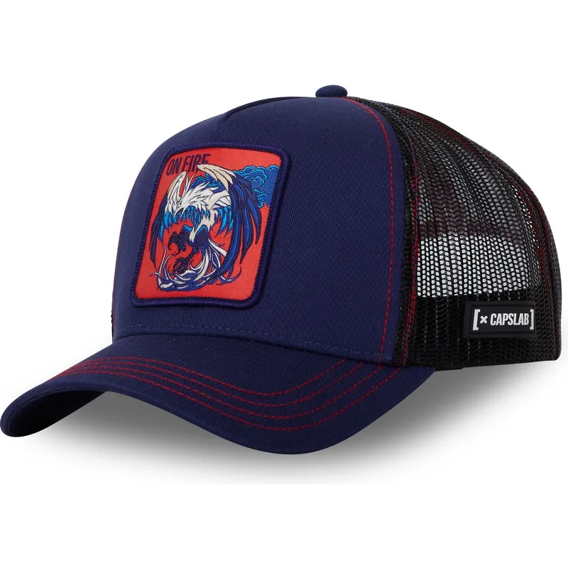 kapa-zaobljena-mornarsko-plava-snapback-on-fire-ph2-feniks-mitska-bica-capslab